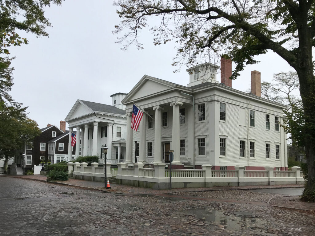 Splendid restored houses on upper Main Street