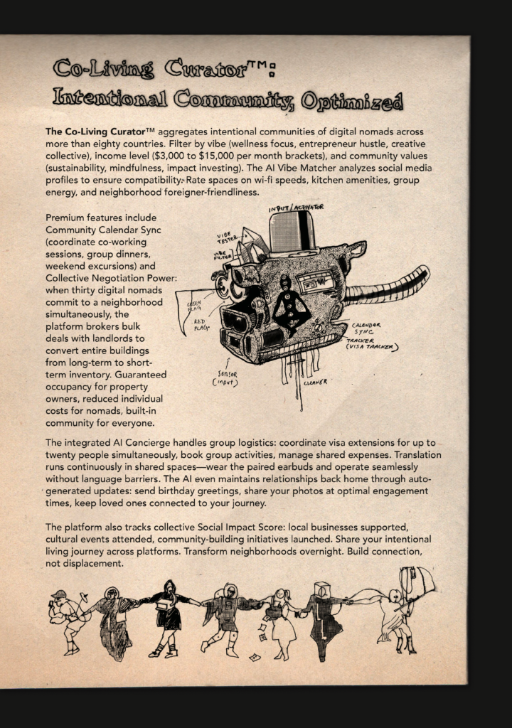 cartoon from book in sepia